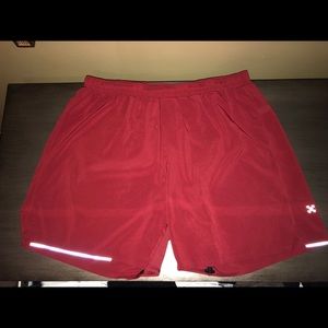 Men’s Red Lululemon shorts